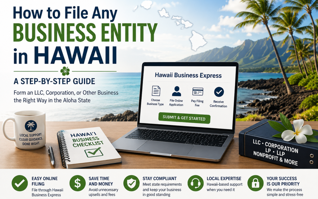How to file for a new business in Hawaii